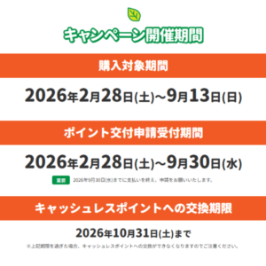 いしかわ省エネ家電・機器購入応援キャンペーンの期間